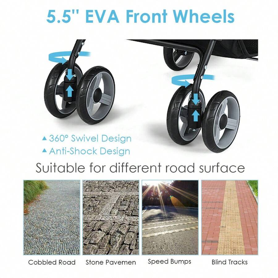 Portable Baby Toddler Stroller, High Landscape, One‑Hand Quick Fold, Convertible to Suitcase for Rolling Travel, Anti‑Skid Wheels & Large Capacity Storage Basket, Ideal for Travel（副本）
