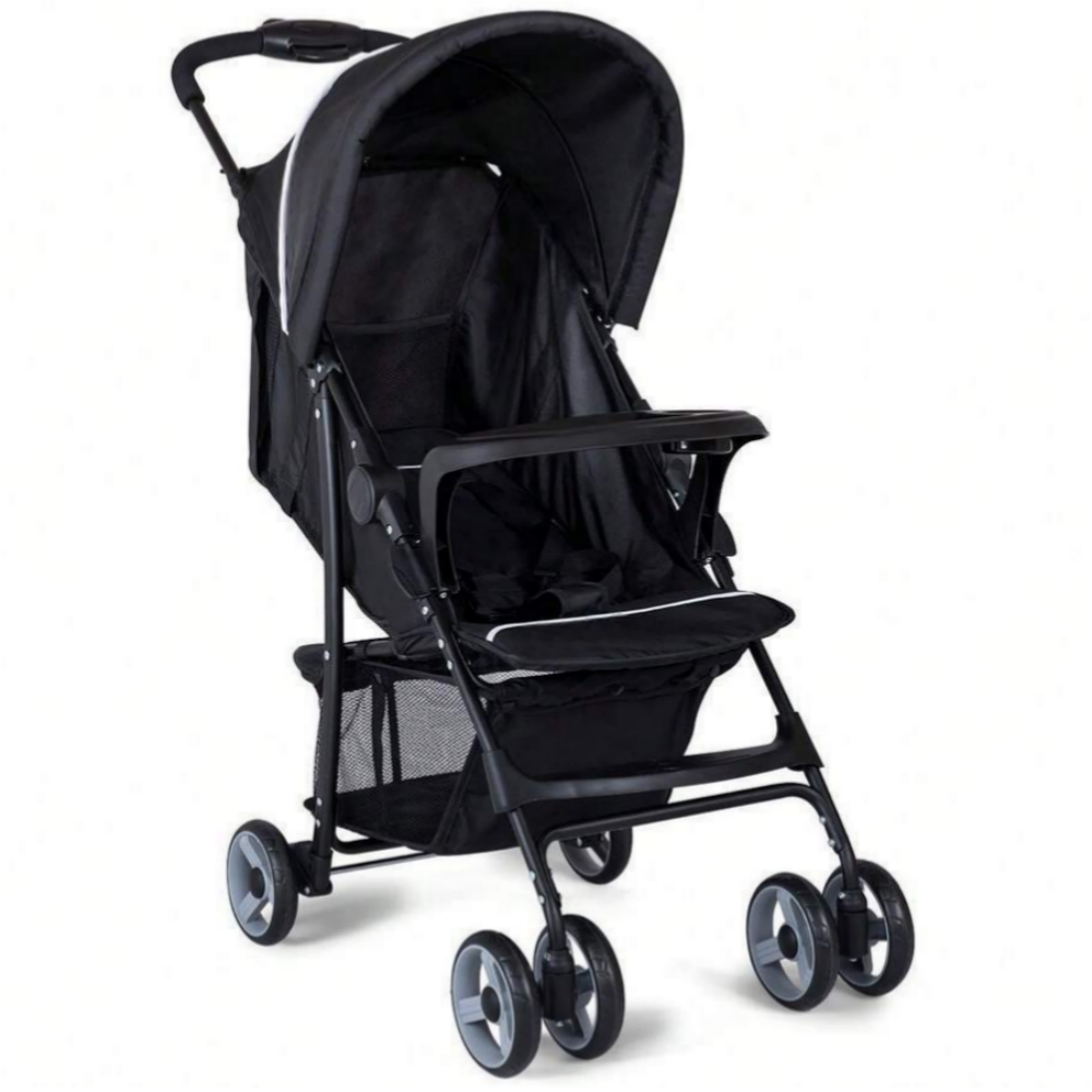 Portable Baby Toddler Stroller, High Landscape, One‑Hand Quick Fold, Convertible to Suitcase for Rolling Travel, Anti‑Skid Wheels & Large Capacity Storage Basket, Ideal for Travel（副本）