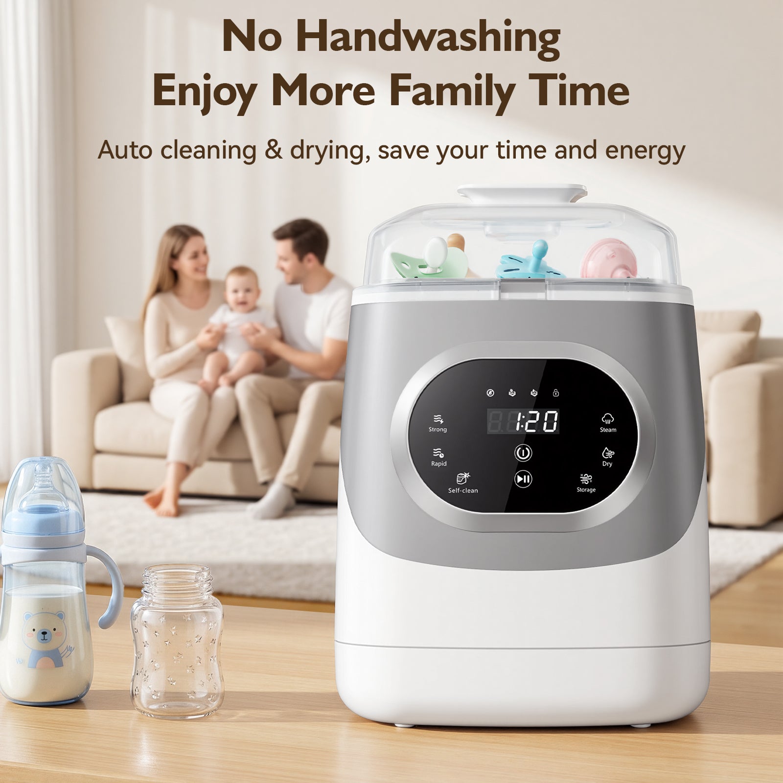 Baby Bottle Washer Sterilizer and Dryer All in One