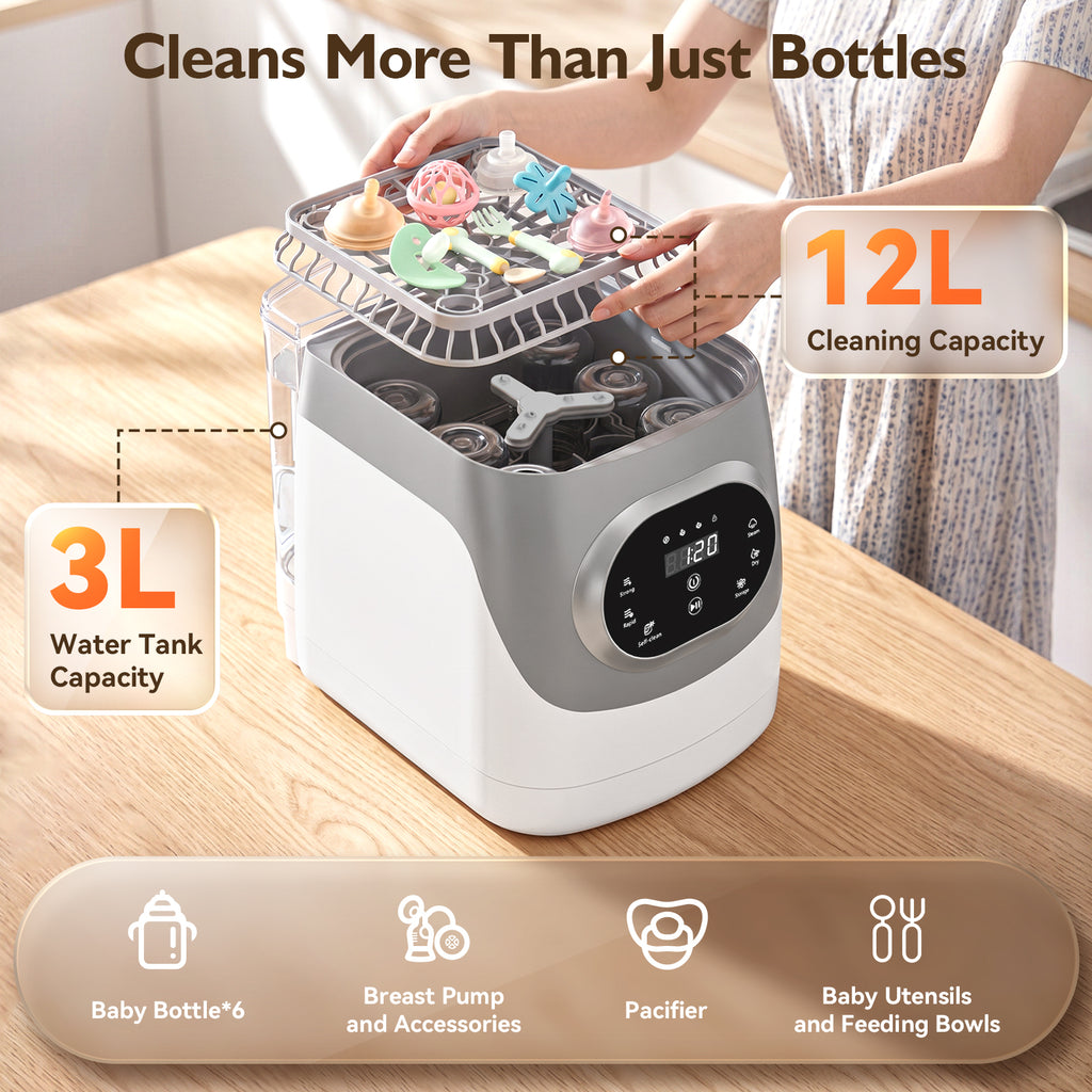 Baby Bottle Washer Sterilizer and Dryer All in One