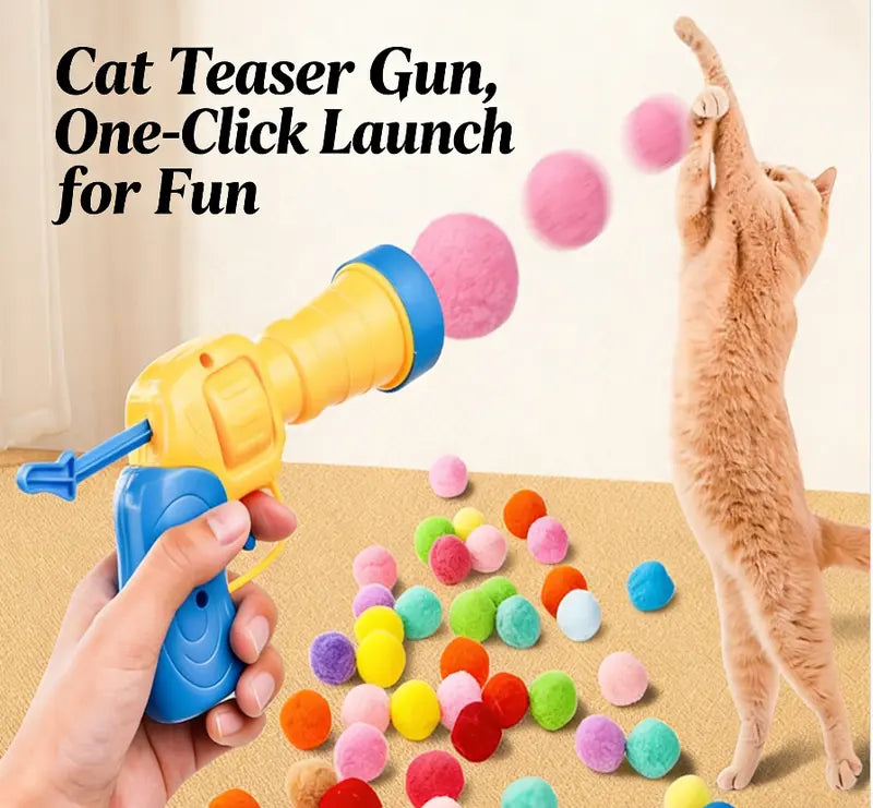 Cat Toy Balls: 20-Pack 3.0cm Soft Plush Balls Compatible with Automatic Launchers - Interactive Kitten Training & Play