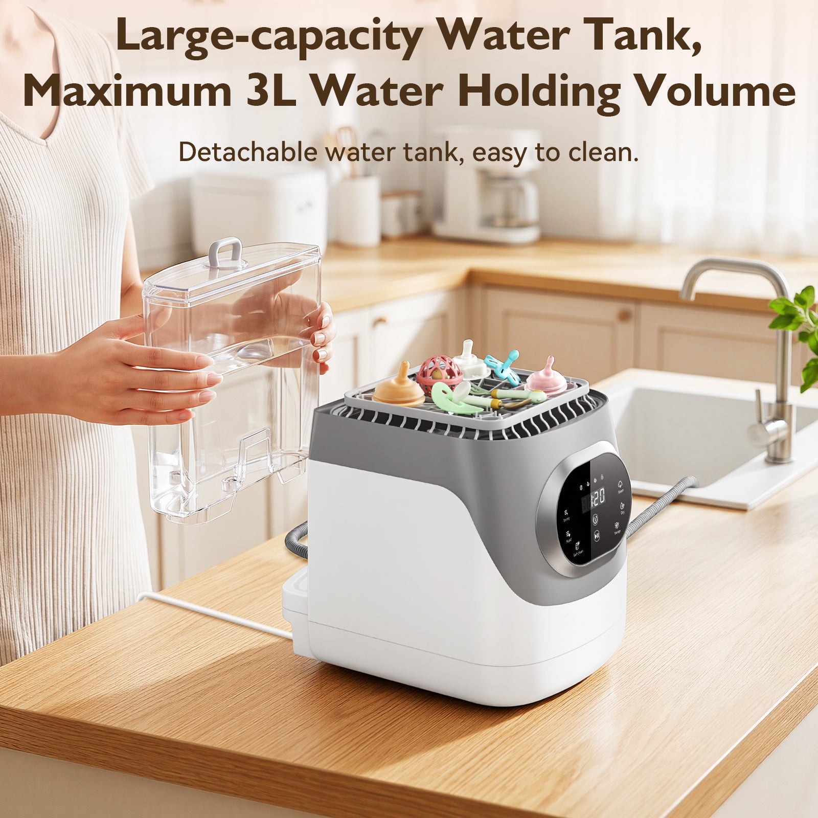 Baby Bottle Washer Sterilizer and Dryer All in One