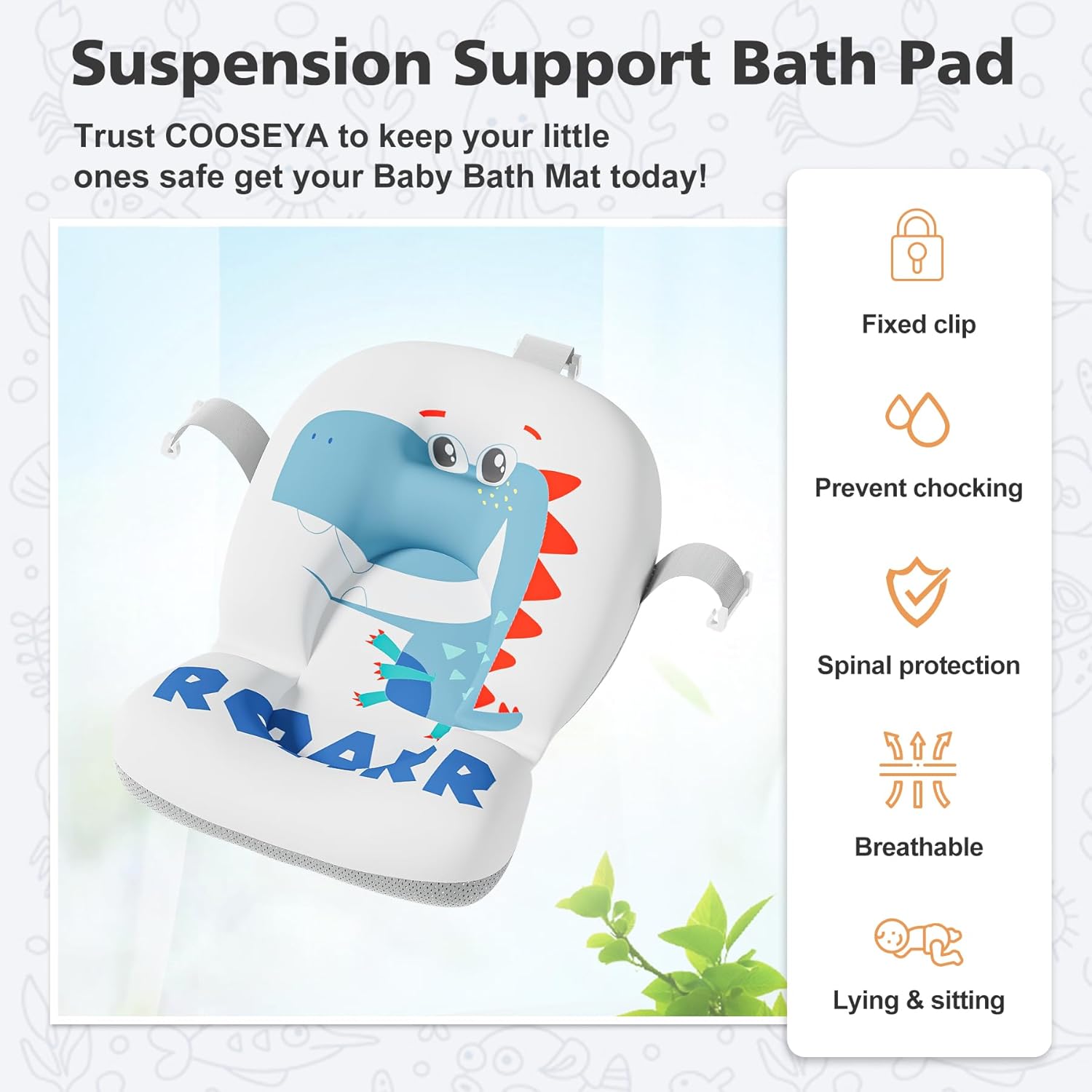 Collapsible Baby Bathtub for Newborns with Thermometer and Soft Floating Cushion Portable and Foldable Travel Baby Bath Tub for Infants to Toddler 0-36 Month