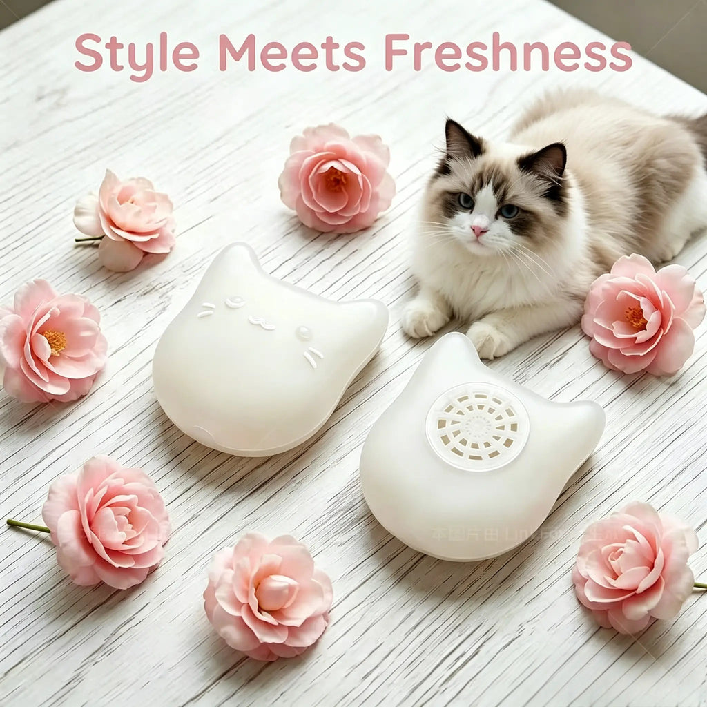 2PCS Universal Deodorizing Pods, Long-Lasting Scent Odor Remover for Fumoi Automatic Cat Litter Box